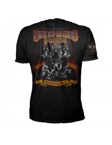 Bikes, Babes, Beer Skull Vintage...