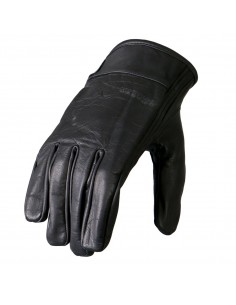 Motorrad Lederhandschuhe Schwarz