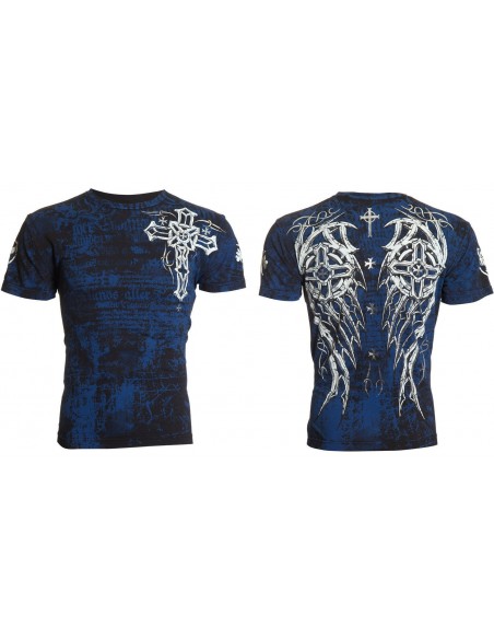 Xtreme Couture Iron Cross "blau,weiss"