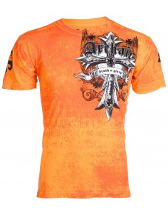 Xtreme Couture Cross Skull "Orange Weiss" 2