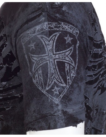 Archaic T-Shirt Iron Cross "black"