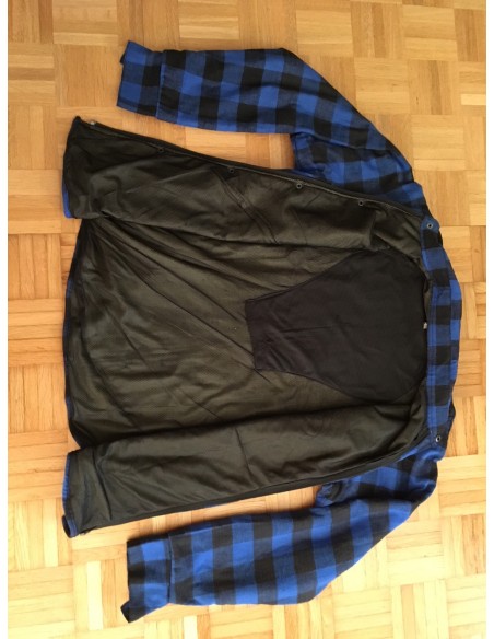 Jacke "Lumber Jack" blau/schwarz