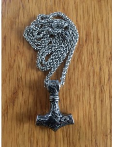 Thors Hammer Anhänger mit Kette