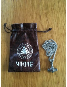 Thors Hammer Anhänger mit Kette 2