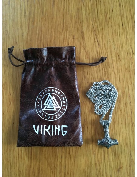 Thors Hammer Anhänger mit Kette