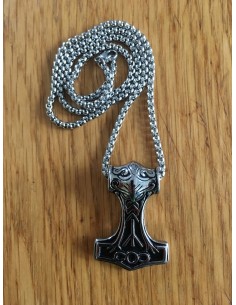 Thors Hammer Anhänger mit Kette
