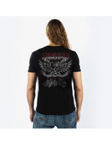 T-Shirt schwarz "Love or leave it"