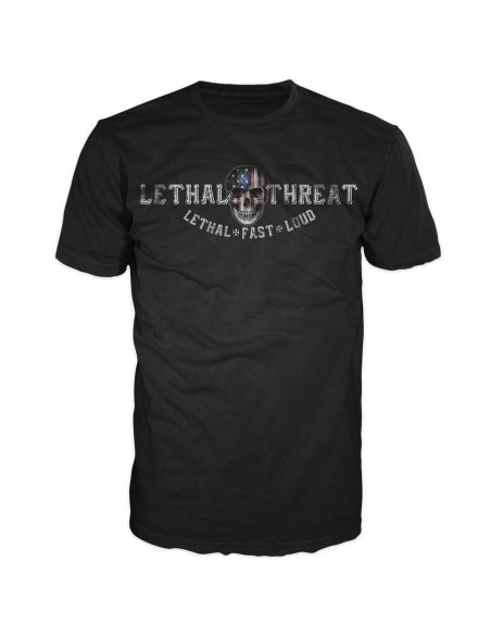 T-Shirt schwarz "Love or leave it"