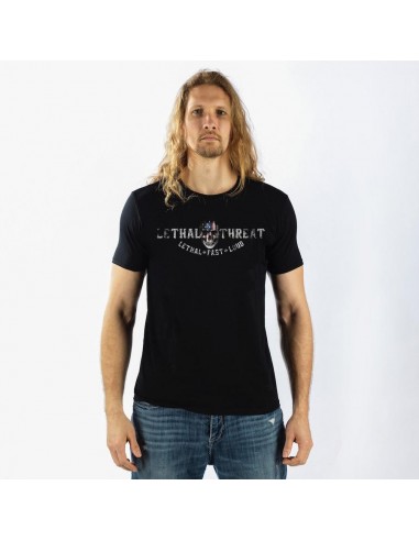 T-Shirt schwarz "Love or leave it"
