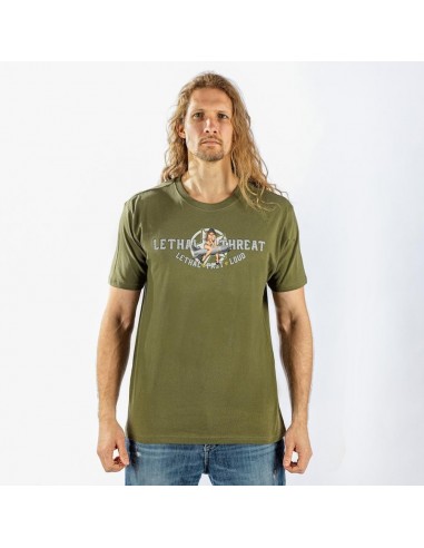 T-Shirt grün "Widow maker"
