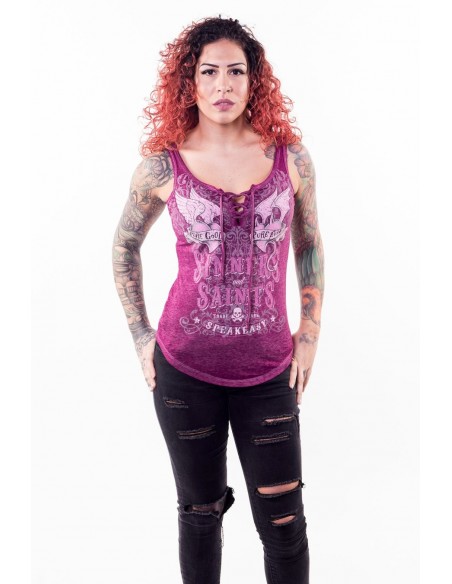 Damen Top "Sinners and Saints"