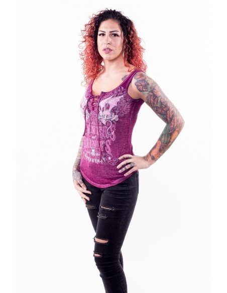 Damen Top "Sinners and Saints"