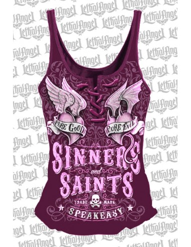 Damen Top "Sinners and Saints"